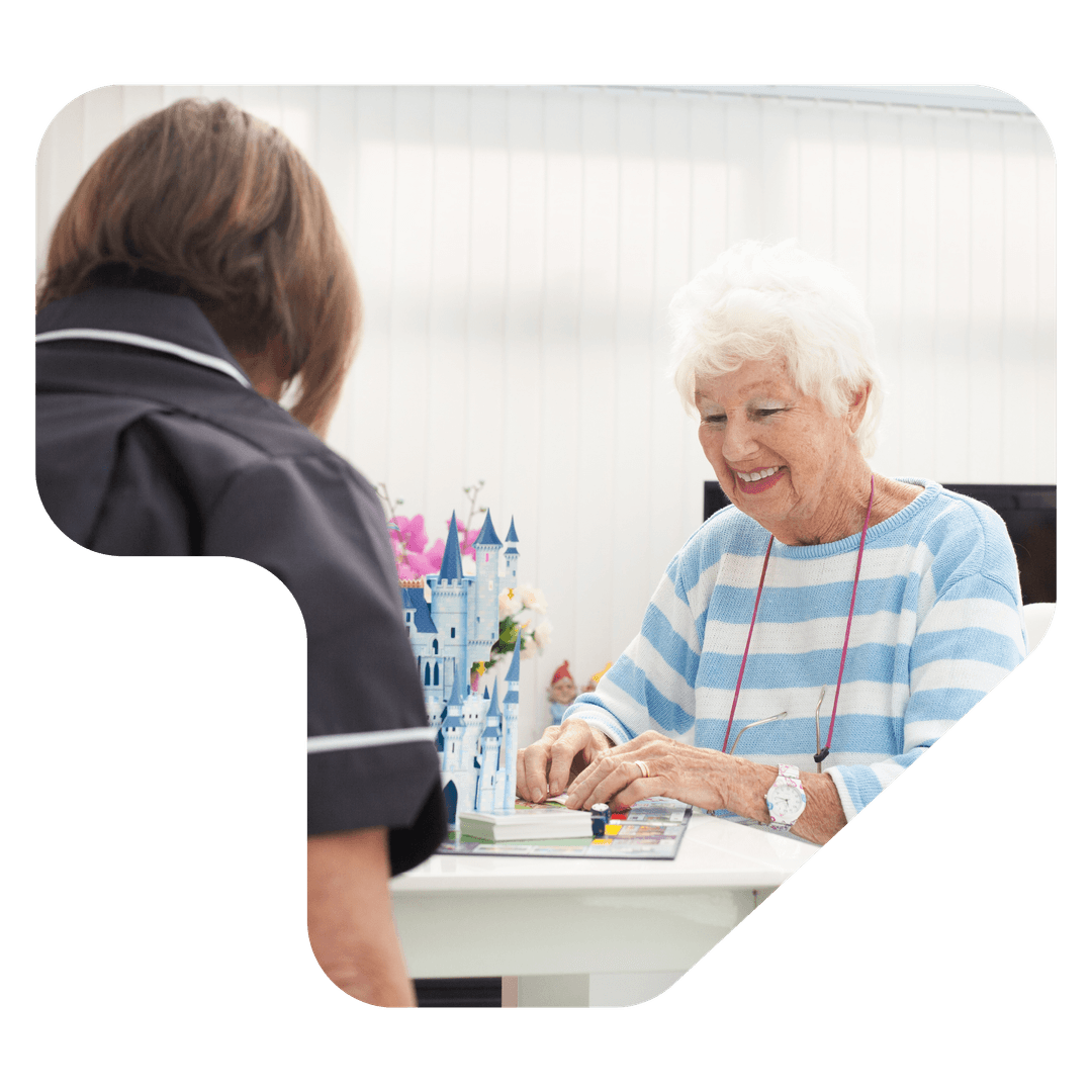 Carer worker taking care of the Elder Person