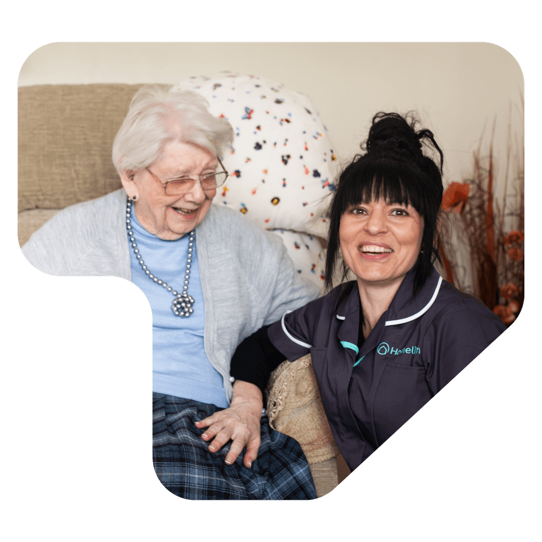 Carer worker taking care of the Elder Person