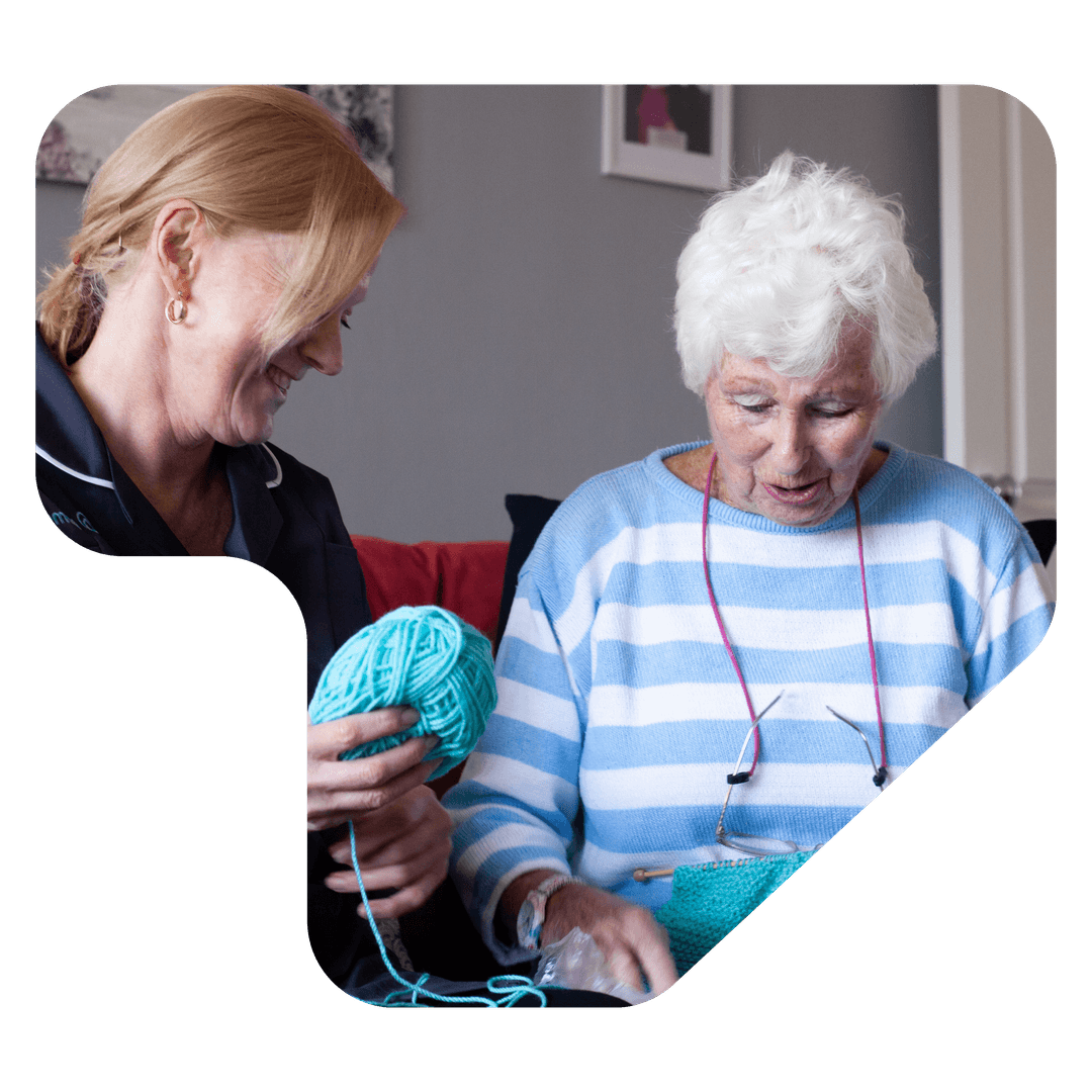 Carer worker taking care of the Elder Person