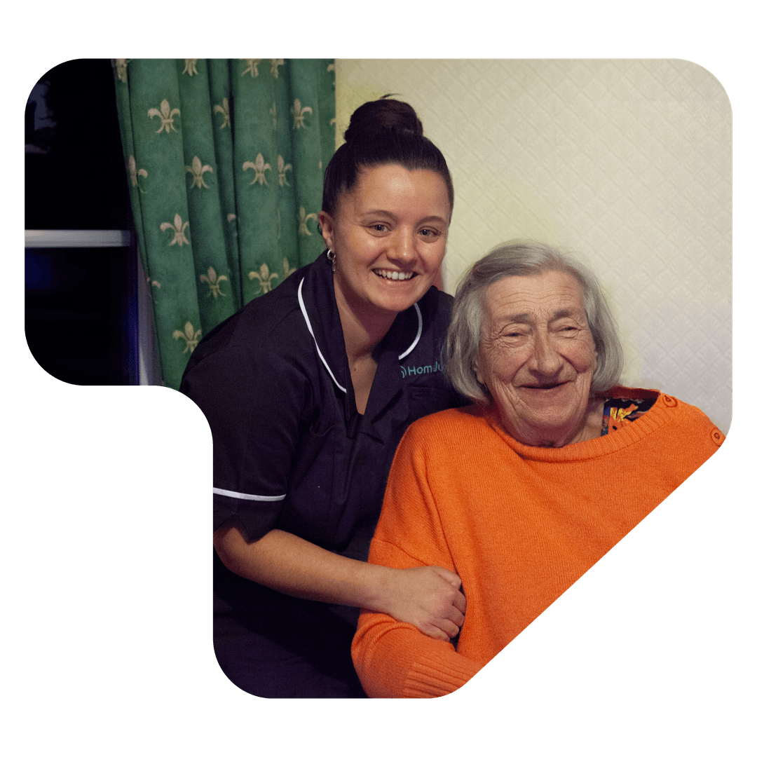 Carer worker taking care of the Elder Person