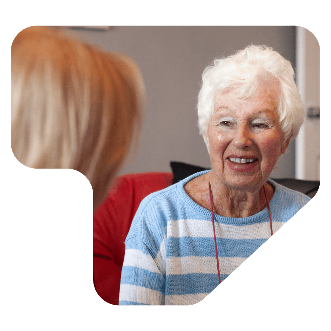 Carer worker taking care of the Elder Person